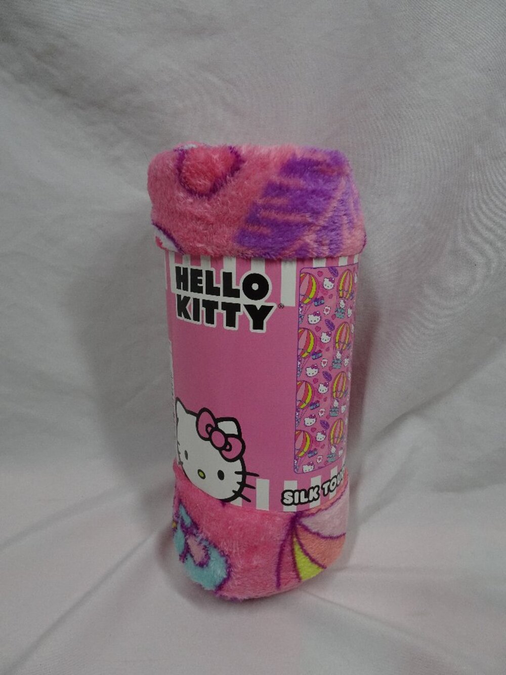 Hello Kitty Hot Air Balloon Pattern Silk Touch Throw Blanket 40inX50in